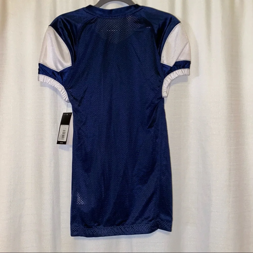 Adidas Youth Football Jersey Blue and White, New with tags Size Medium